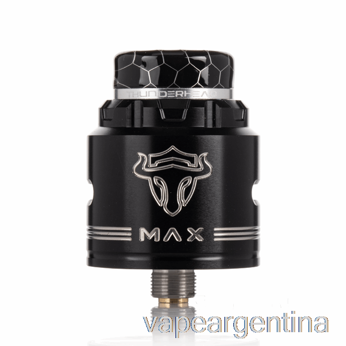Thunderhead Creations Tauren Max 25mm BF RDA Plata Negro Vape Descartable